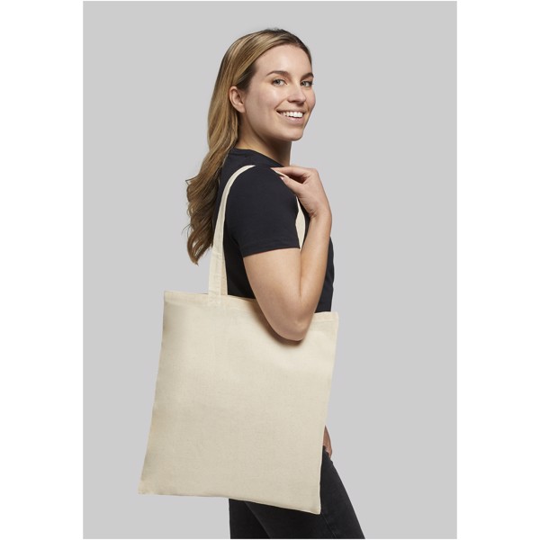 Sac shopping coton Madras 140 gr/m² 7L - Bleu process
