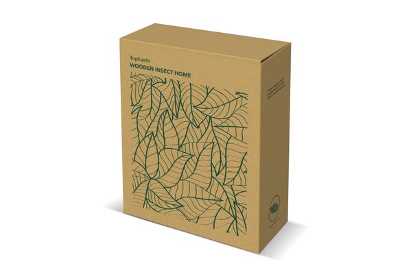 Insect shelter pinewood, 246x200x77 mm