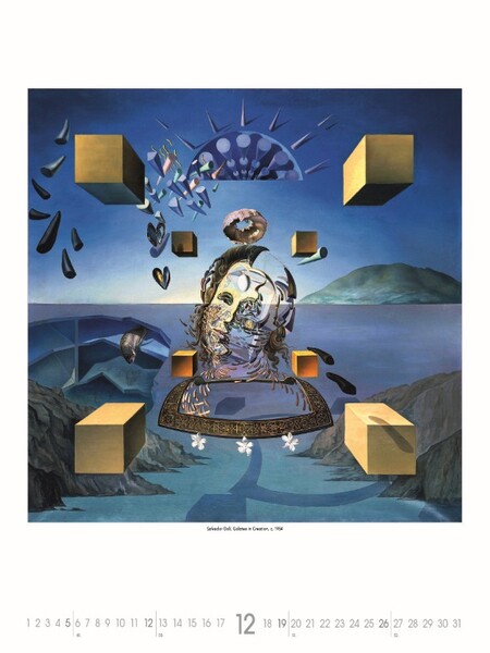 Nástenný Kalendár Salvador Dalí 2027
