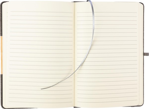 Caderno rPET (300D) A5 Ernst - Grey