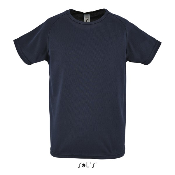 Sol's Sporty Kids' - Raglan-Sleeved T-Shirt - French Navy / 10A