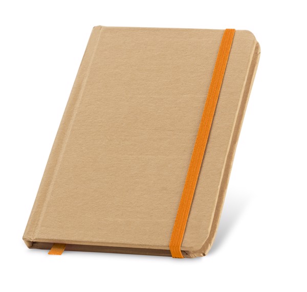 FLAUBERT. Pocket sized notepad with plain - Orange