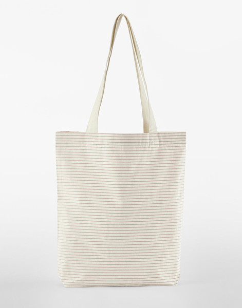 Striped Organic Cotton Tote - Red Stripe / ONE SIZE