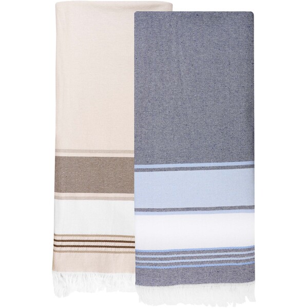 Telo fouta 100 x 170 cm Citizen Green Marina - Beige