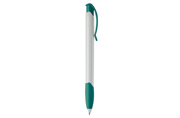 Apollo ball pen hardcolour - White / Turquoise