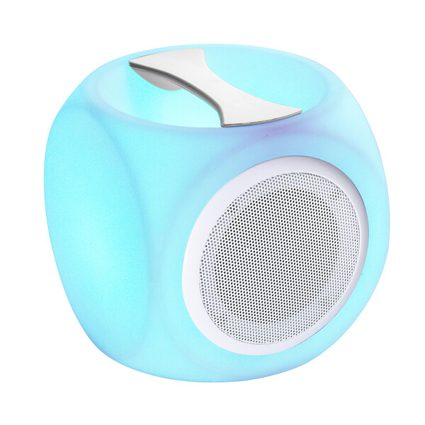 Haut-Parleur Bluetooth® avec Lumière MALBORK - blanc