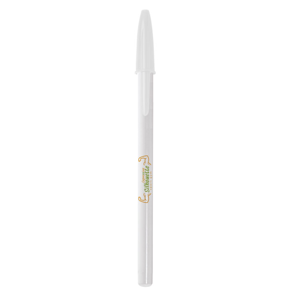 BIC® Style Ballpen - Blanc / Blanc / Encre Bleue