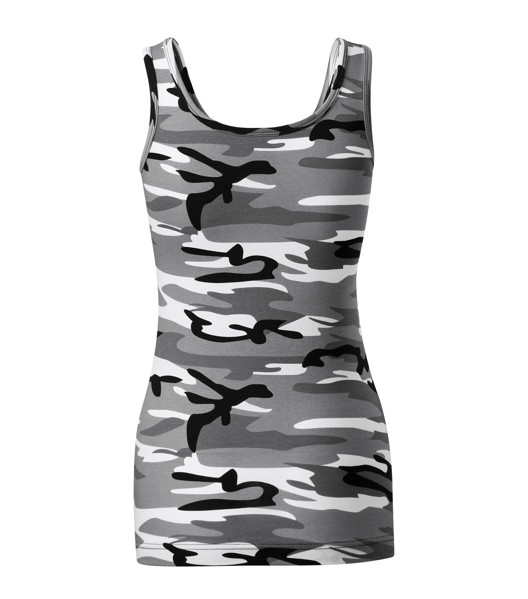 Tílko Dámské Malfini® Camo Triumph - Camouflage Gray / 2XL