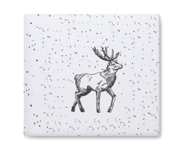 Seasonal ceramic mug 300ml Festimug - Black