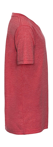 Boys V-Neck Hd Tee - Red Marl / M (116/5-6)