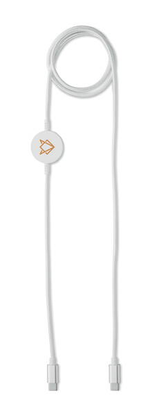 60W  cable & watch charger - White