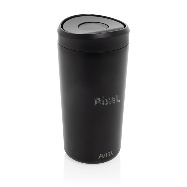 Avira Alix RCS Pohár klik z rec. Nehrdz. ocele  400 ml - Čierna