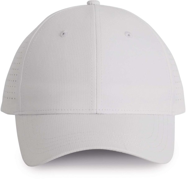 Perforated Panel Cap - 6 Panels - White