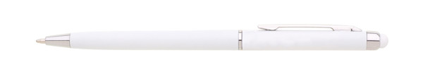 Nobla plastic ballpoint pen, touch tip, X20 refill - White