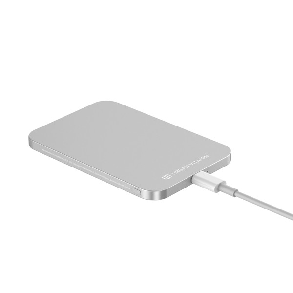 Urban Vitamin Burbank RCS plastic/alu  3000 mah powerbank - Silver