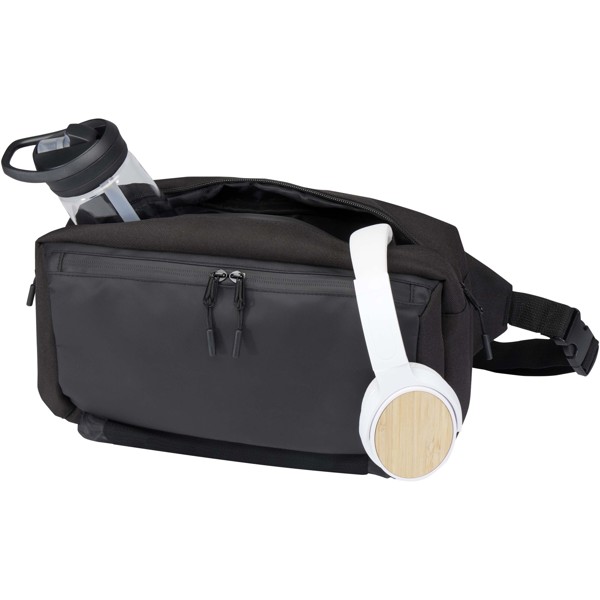 Roam GRS recycled modular sling bag - Solid Black