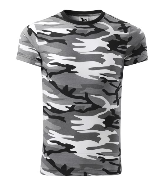 Tričko unisex Malfini Camouflage - Camouflage Gray / M