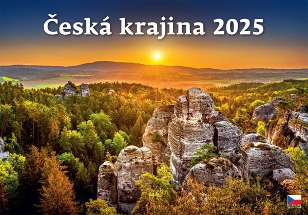 Nástěnný kalendář Česká krajina 2025