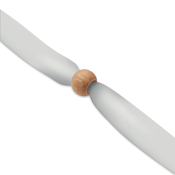 Recycled polyester (rPET) sublimation wristbands - Full colour / Bamboo removable closure