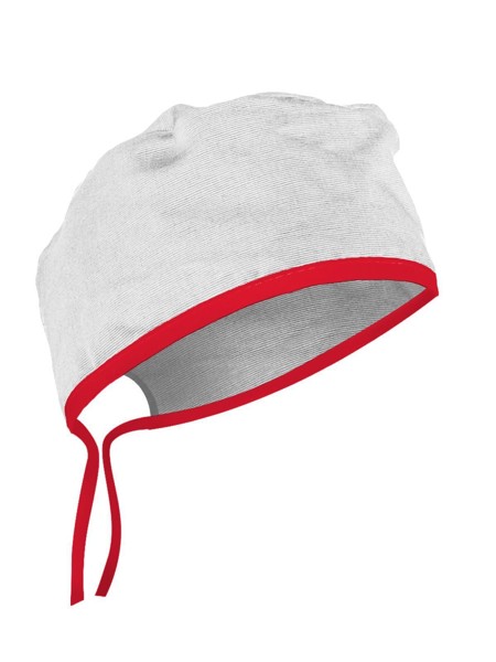 Contrast Cap - White / Red