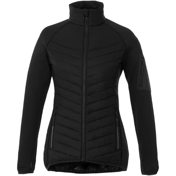 Banff women's hybrid insulated jacket - Solid black / S