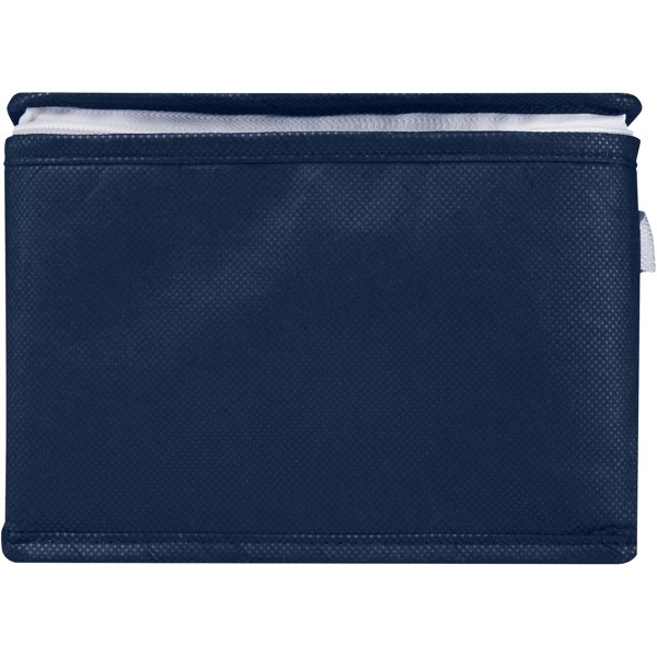 Borsa termica con capacità per 6 lattine in tessuto non tessuto riciclato certificato GRS Spectrum - 4L - Navy