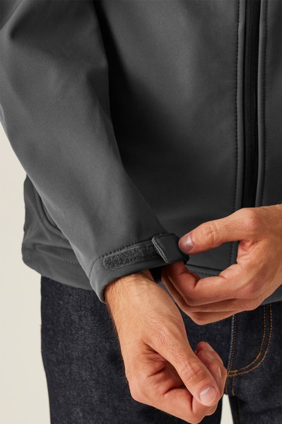 Arcola - 3 Layer Membrane Softshell - Black / Seal Grey / S
