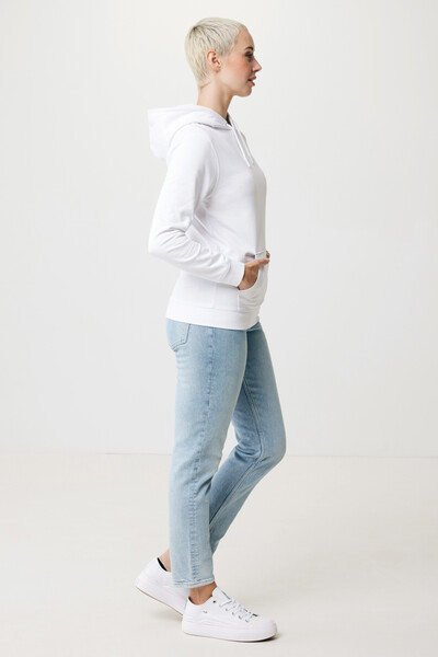 Mikina s kapucí Iqoniq Jasper z recykl. bavlny - Recycled White / M