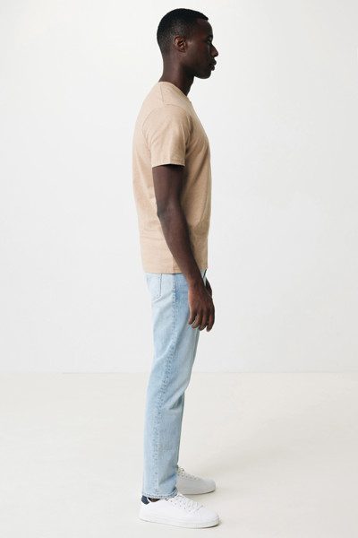 T-shirt en coton recyclé non teinté Iqoniq Manuel - Heather Brown / XXL