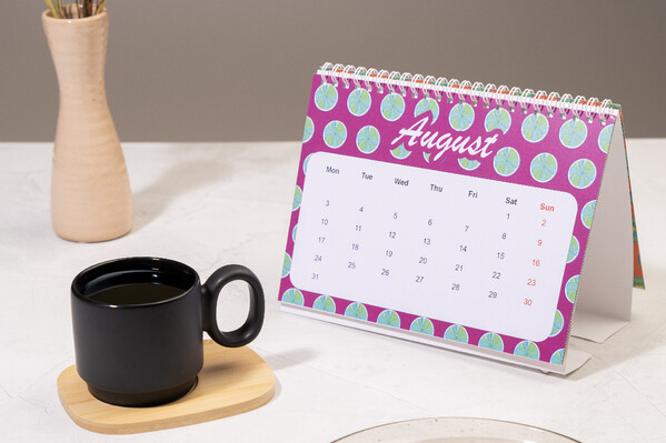 Calendrier de bureau personnalisable CreaDate Desk