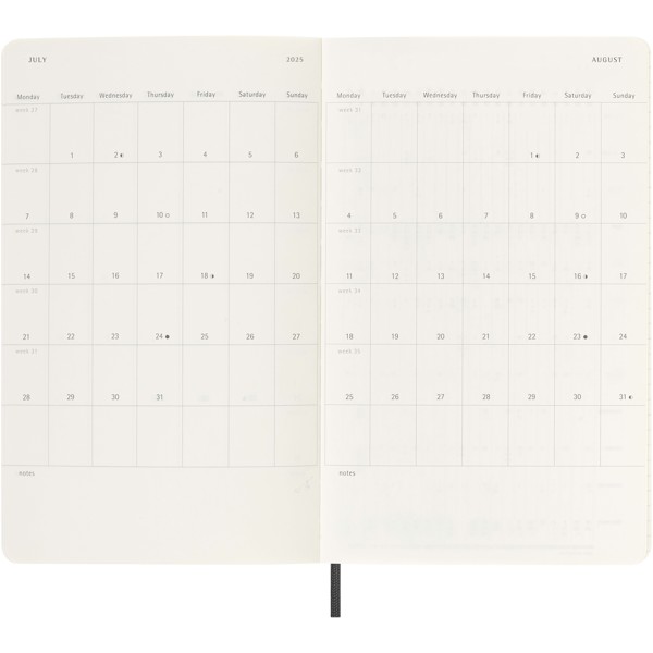 Moleskine soft cover 12 month L daily planner