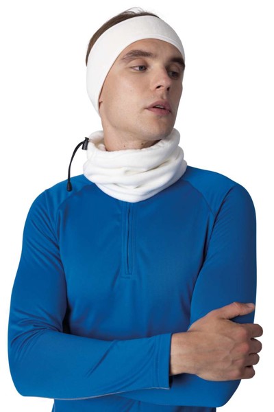 Polar Fleece Neckwarmer - White
