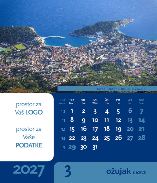 Stolni CD kalendar – Jadranski gradovi