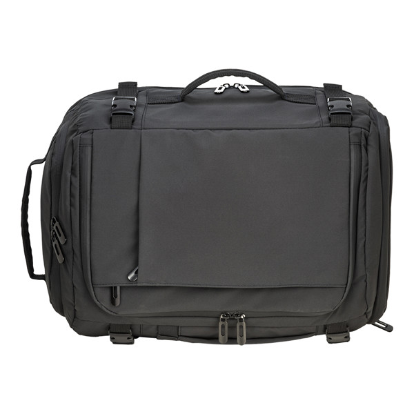 Cabin Size Travel Backpack / Suitcase With Laptop Holder (15) In Polyester - Black