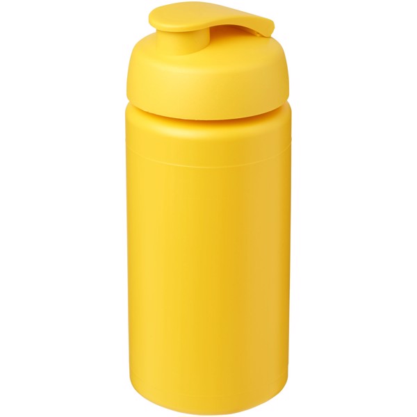 Sportovní láhev s vyklápěcím víčkem Baseline® Plus grip 500 ml - Žlutá