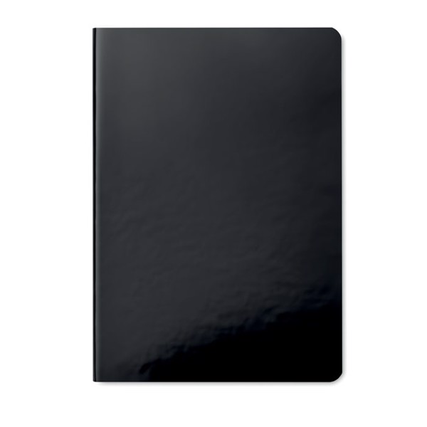 Shiny soft cover notebook Sparkling Note - Black