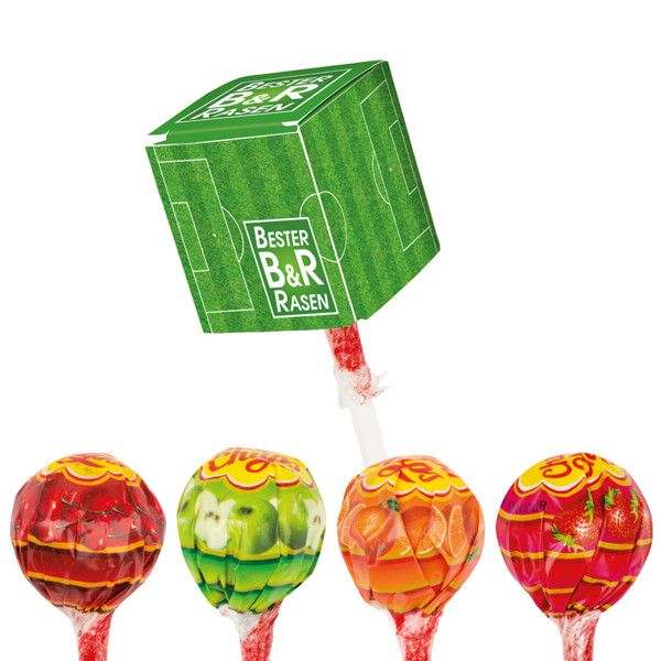 Lolly Box Chupa Chups Kugel Lolly, Fruchtmischung | 1 Chupa Chups Kugel Lolly, 12 g