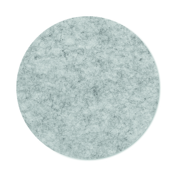 Sottobicchiere in feltro RPET Feltster - Grigio
