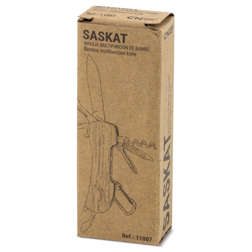 MULTI-PURPOSE POCKET KNIFE BAMBOO “SASKAT”
