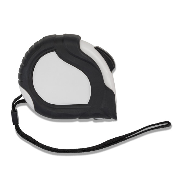 Correct 5 m tape measure - White / Black