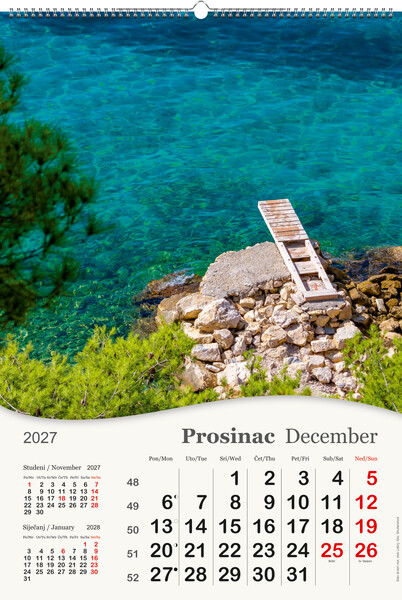 Okomiti zidni kalendar – More, more…
