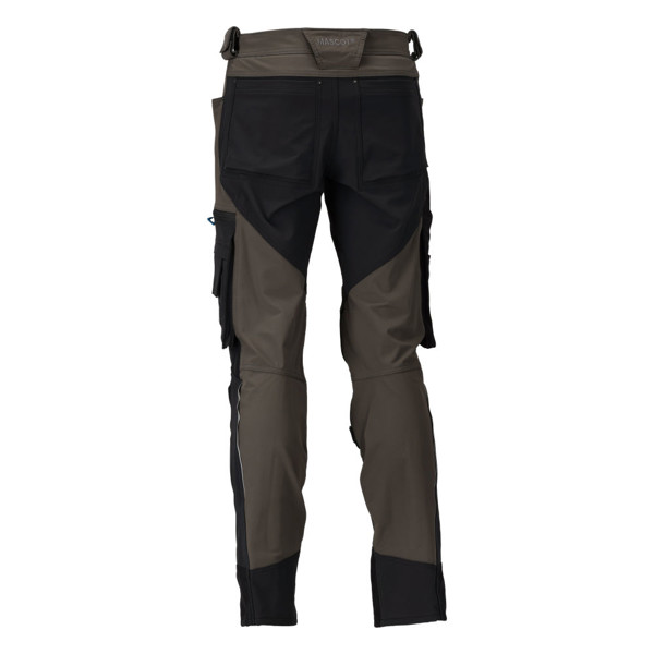 Pantaloni cu buzunare pentru genunchi - MASCOT® - Dark Anthracite / Black