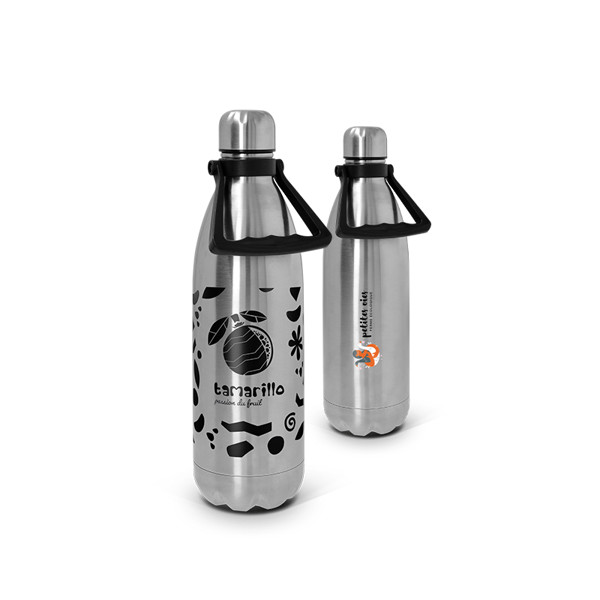 BOUTEILLE GOURDE 1 L ISOTHERME DOUBLE-PAROI INOX