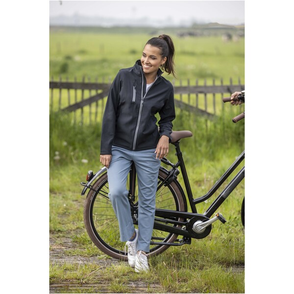Orion women's GRS recycled softshell jacket - Black / XS