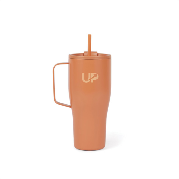 Termolahev VINGA Eos z RCS recykl. nerezové oceli 800ml - Oranžová / Oranžová
