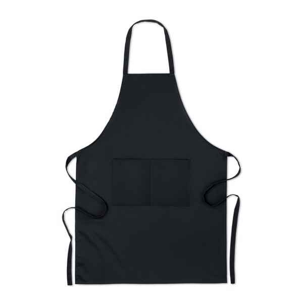 Organic cotton apron 200 gr/m² Raipur Colour - Black