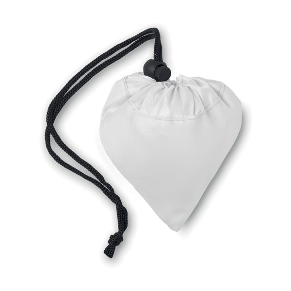 210D Polyester foldable bag Fresa - White