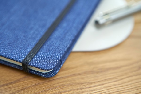 Notitieboek Alfred | Denim | A5 | Gelinieerd