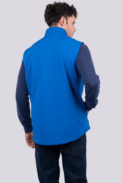 Men’S 3-Layer Softshell Bodywarmer - Black / 2XL