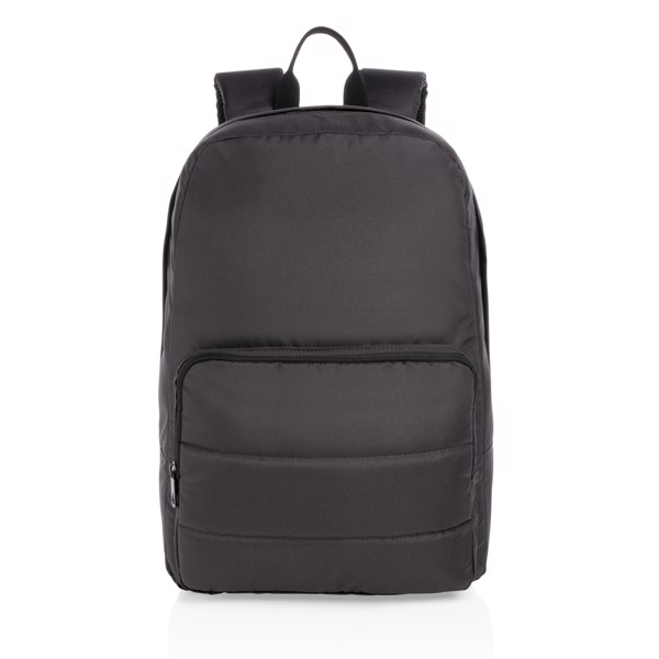 Impact AWARE™ RPET Basic 15,6" Laptop-Rucksack - Schwarz